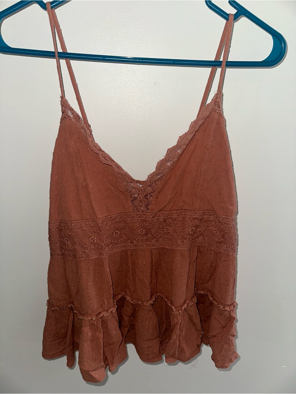 Women's Lace Trim Tank Top